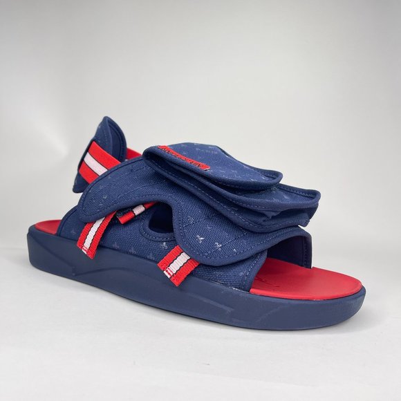 Nike Air Jordan LS x Paris St Germain Navy Blue Slide 12,13,and 14 DJ2992-400 - Picture 1 of 11